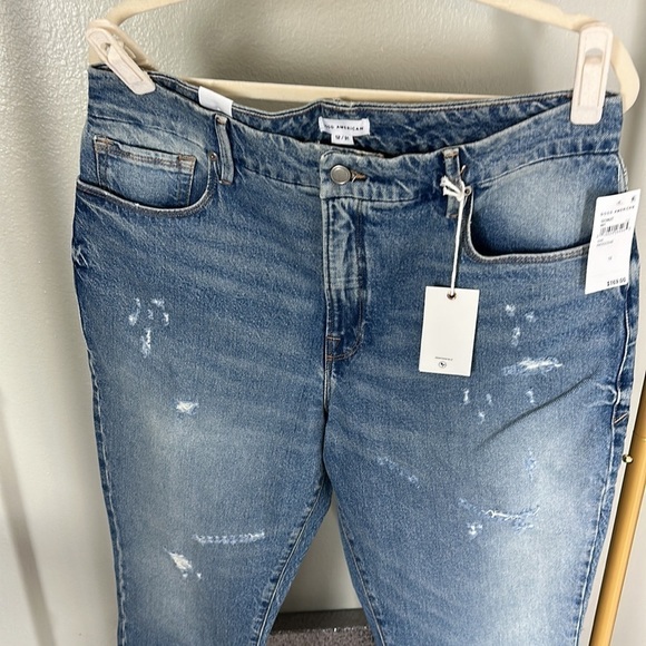 Good American Good Classic Jeans in Size 12/31 NWT IN Indigo046 - Picture 8 of 11